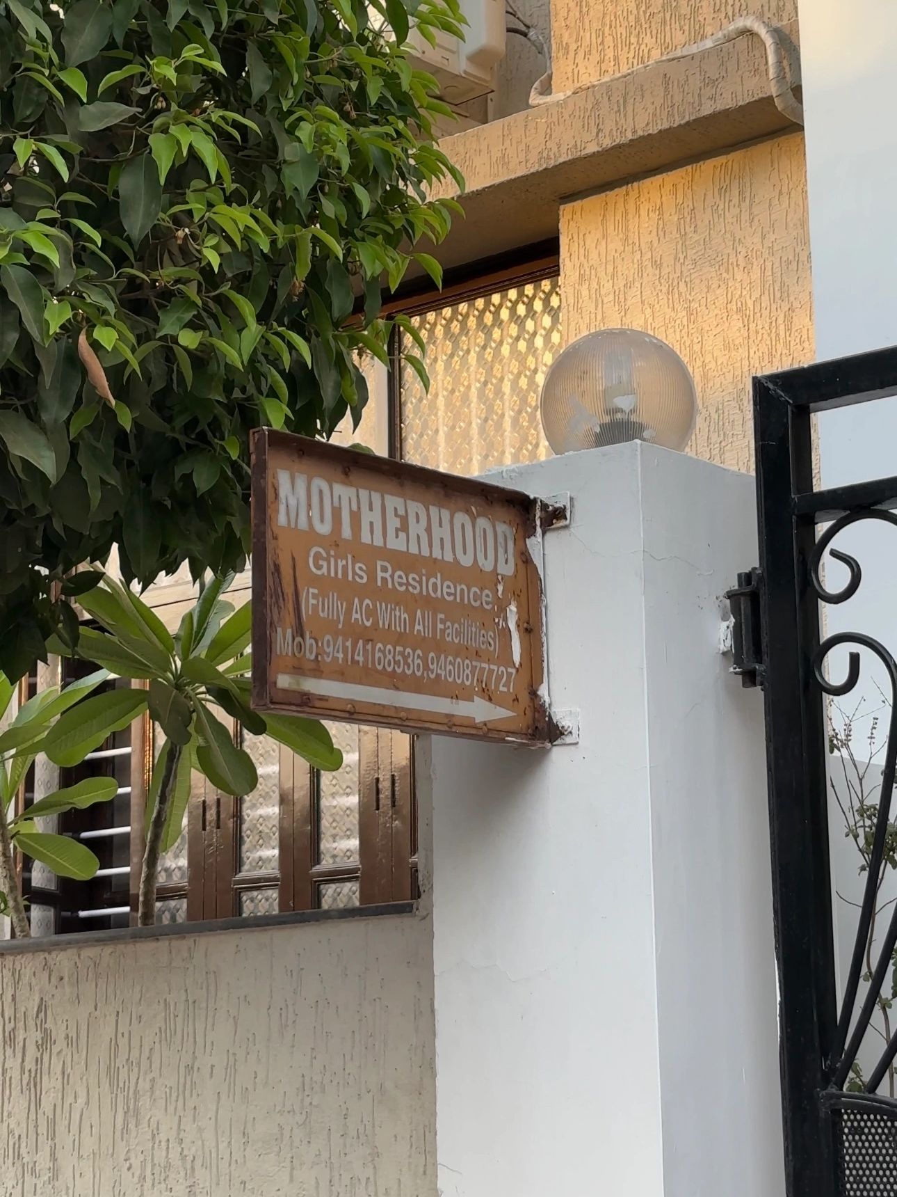 Motherhood Residence entrance